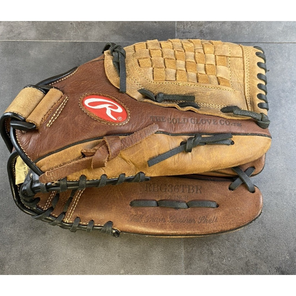 Rawlings Baseball Glove 2 Tone Brown RHT 12 1/2 inch RBG36TBR